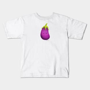 Eggplant Kids T-Shirt